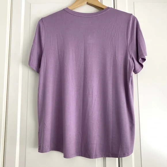 Reitmans R Essentials Purple Tee - Picture 3 of 4